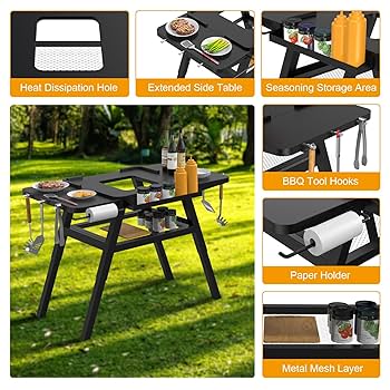 Amazon.com : BBQ-PLUS Grill Stand for Ninja Woodfire Outdoor